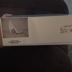 Classy white high heels